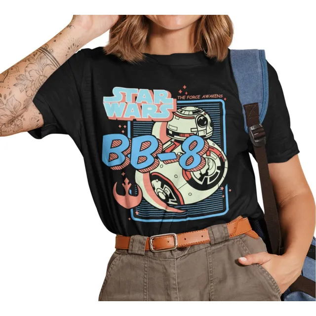 Camiseta Star Wars Camisa Moda Geek Bb-8 