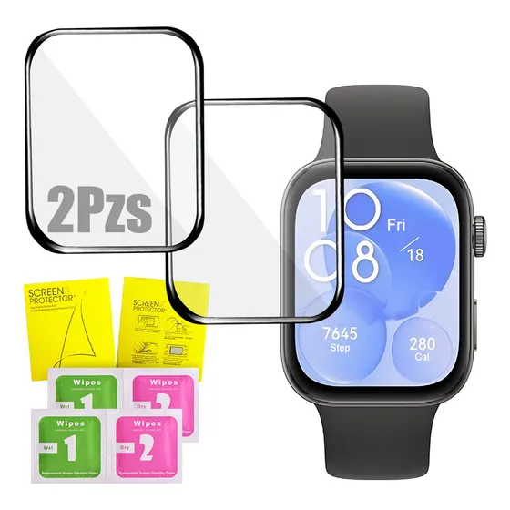 2pz Mica Alta Definición Protector Para Huawei Watch Fit 3