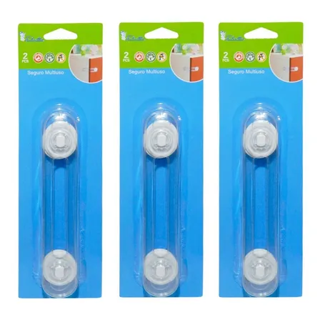 Pack 6 Seguros Xl Puertas/cajones Flexible Baby Dulccitto