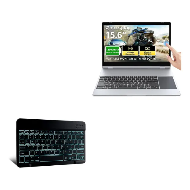 Teclado Bluetooth Boxwave Dopesplay Lapdock 156 Pulgadas Color Del Teclado Idioma