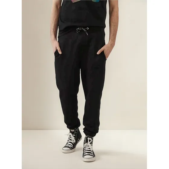 Pantalón Jogging Algodón Hombre Bensimon Sandro Negro