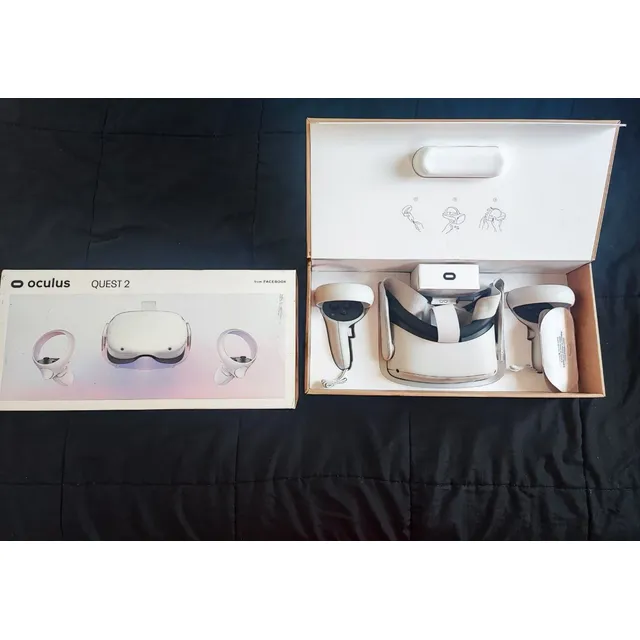 Meta Quest 2 Óculos Vr Branco 128gb Sem Fio 3d