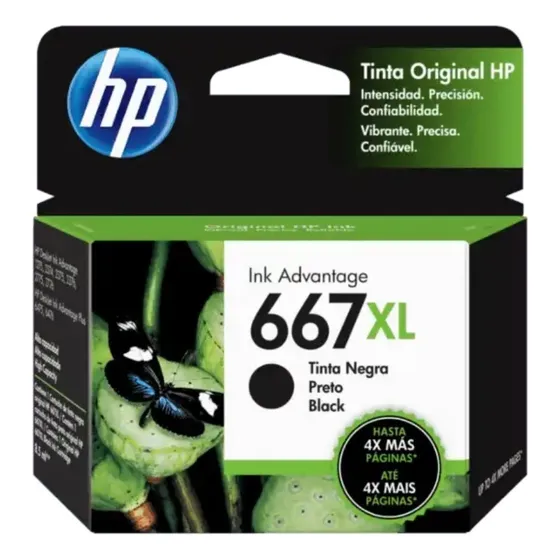 Cartucho De Tinta Hp 3ym81al Color Negro De 8 Ml