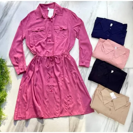 Vestido Camisero Dama, Baru.