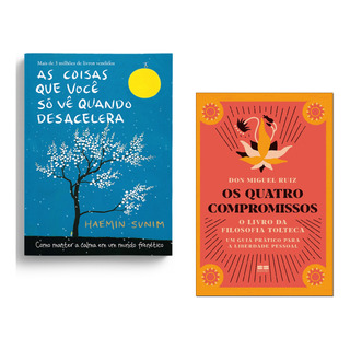 Kit Os Quatro Compromissos+ As Coisas Que Você Só Vê Quando Kit Os Quatro Compromissos+ As Coisas Que Você Só Vê Quando