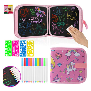 Kit Pizarron Mágico Dibujar Juguetes Didacticos Reutilizable Kit Pizarron Mágico Dibujar Juguetes Didacticos Reutilizable