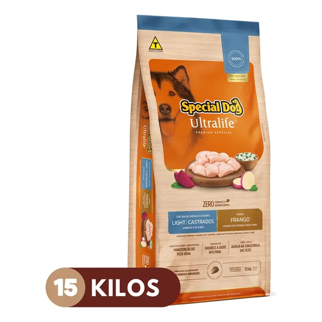 Nuevo Special Dog Ultralife Castrado Light 15 Kg
