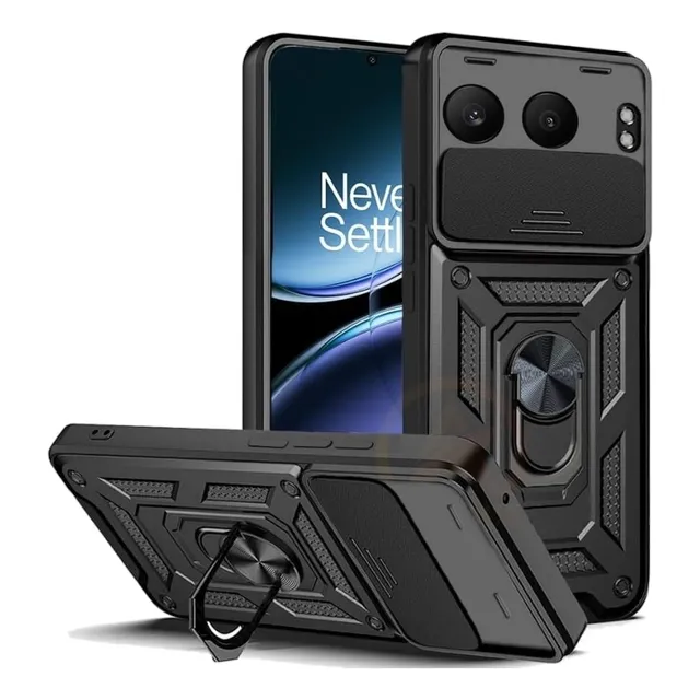 Estuche Case Antichoque Armor Junshi Para Oneplus Nord 4 Negro Junshi