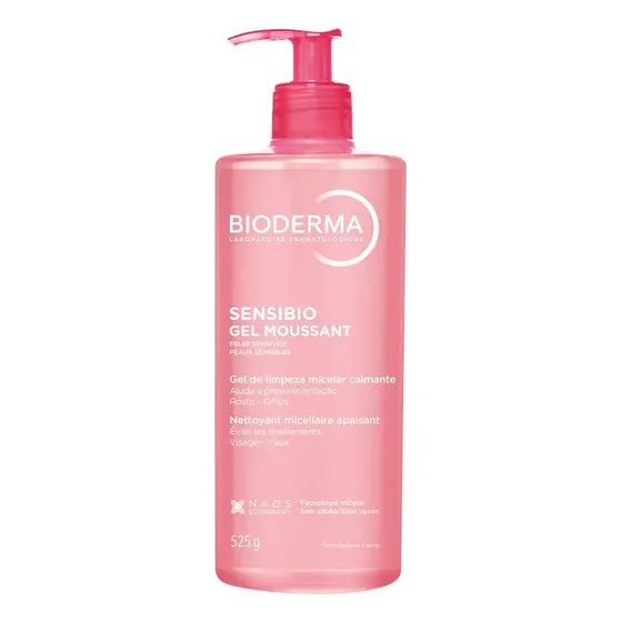 Gel De Limpeza Facial Sensibio Gel Moussant Micelar 500ml Bioderma