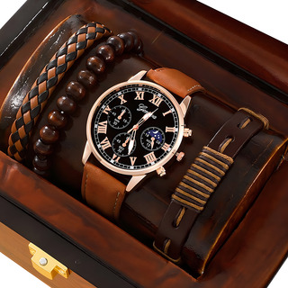 Conjunto De Reloj Casual Para Hombre Contiene Pulsera Conjunto De Reloj Casual Para Hombre Contiene Pulsera