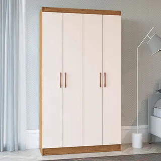 Guarda-roupa Solteiro 4 Portas Lyon 8 Prateleiras 40466 Guarda-roupa Solteiro 4 Portas Lyon 8 Prateleiras 40466