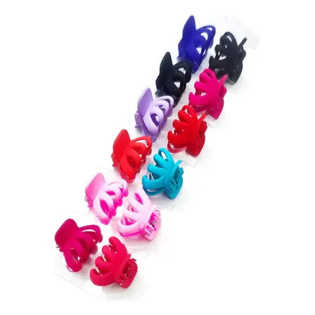 Tiburón Engomado Pulpo Chico 2cm Para El Cabello 12pcs Color