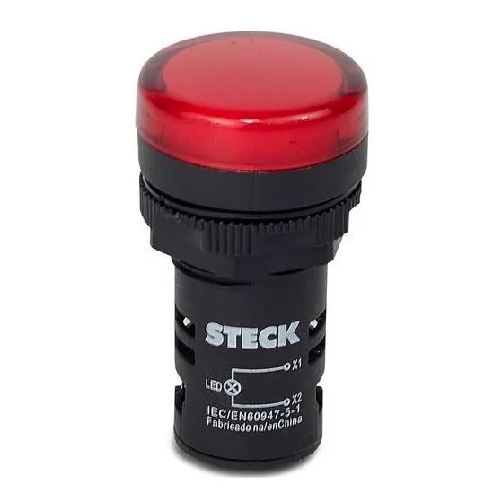 Luz Piloto Led Rojo 110 Steck Ref: Slds1101