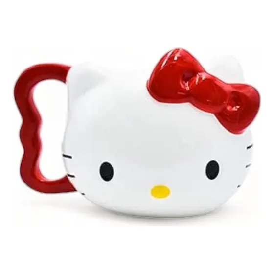 Taza De Cerámica De Hello Kitty 354ml Color Blanco