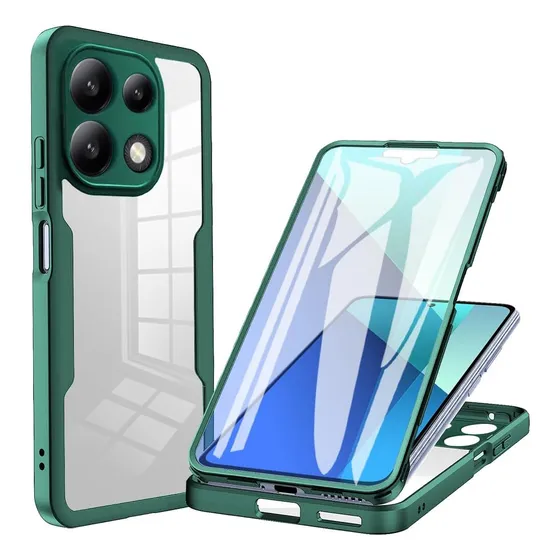 Fundas De Silicona Rigida Para Xiaomi Redmi Note 13 4g, Verd