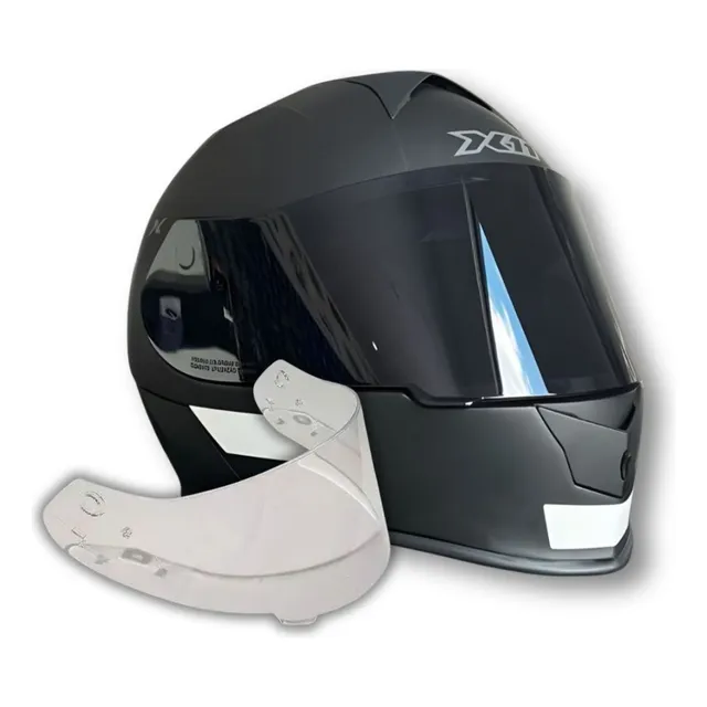 Capacete X11 Revo Pro Eleven Fosco C/viseira Dupla