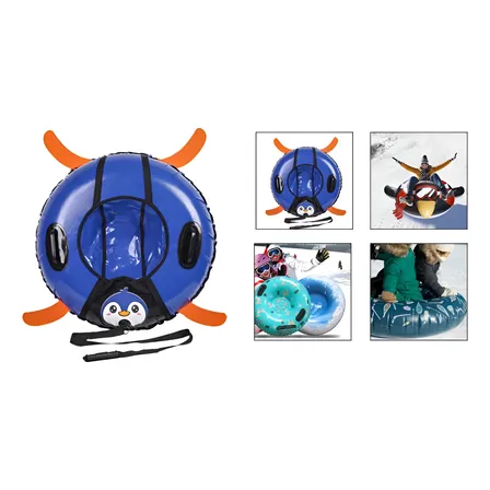 Trineo Deslizante Inflable Diseño Nieve Pvc 100cm