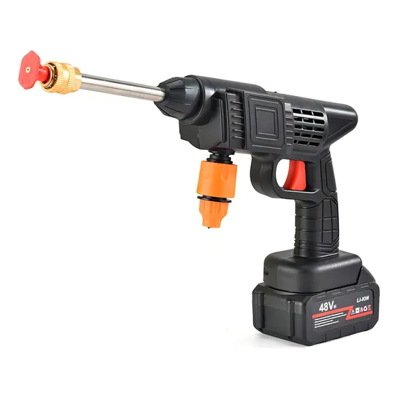 Hidrolavadora Inalambrica Portátil Recargable 48v 2 Baterias Color Disponibilidad