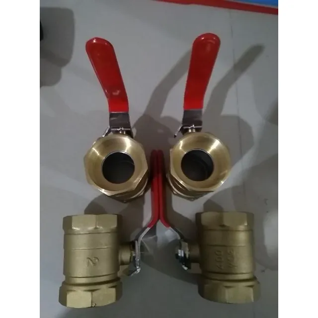 Llave De Paso De 2  Bronce 400 Wog