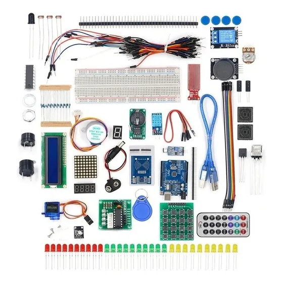 Grande Kit Arduino Completo Para Começar Com Sensores Rfid