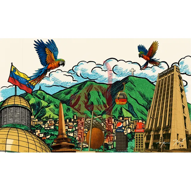 Cuadro Cerro El Ávila. Waraira Repano. Simbolos De Caracas.