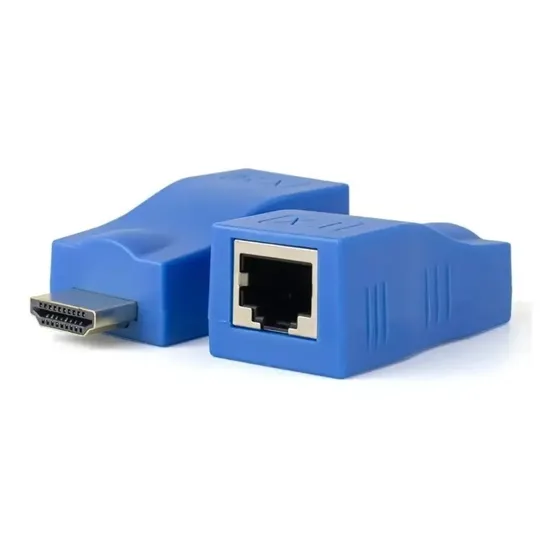 Extensor Adaptador Hdmi A Cable Utp Lan Rj45 4k Hasta 30mt