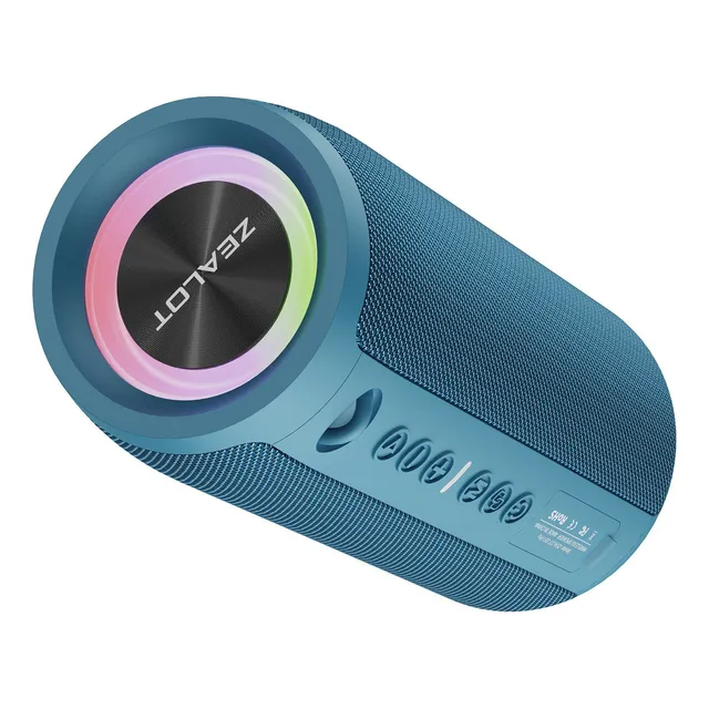Parlante Inalambrico Zealot S51 Pro Portatil 40w Celeste