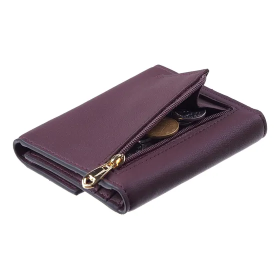 Travelambo Rfid Bloqueo Pequeño Mini Compact Wallet 8jgg9