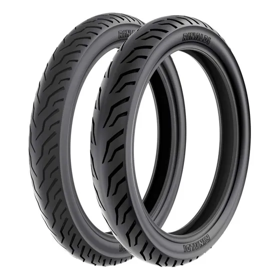 Par Pneu 80/80-14 + 90/80-14 Ss48 Neo 125  Rinaldi