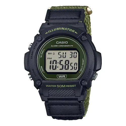 Relógio Casio Casual Com Super Illuminator Resina E Quartzo