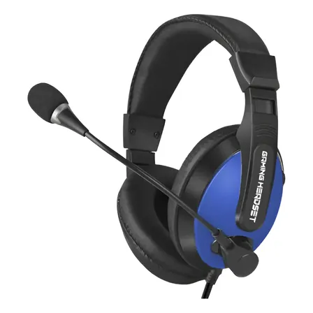 Audífonos Gamer Honk Multimedia Azul 3.5mm Azul