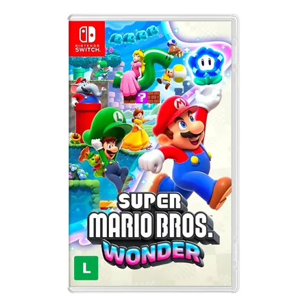 Jogo Super Mario Bros Wonder Switch Br Midia Fisica