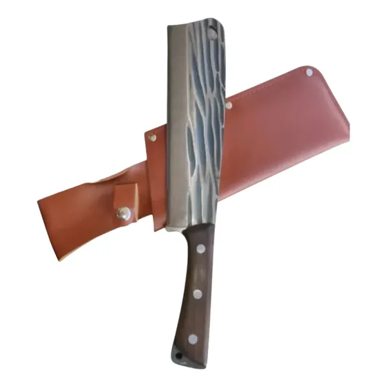 Cuchillo Profesional Carnicero + Funda, Machete Largo #12
