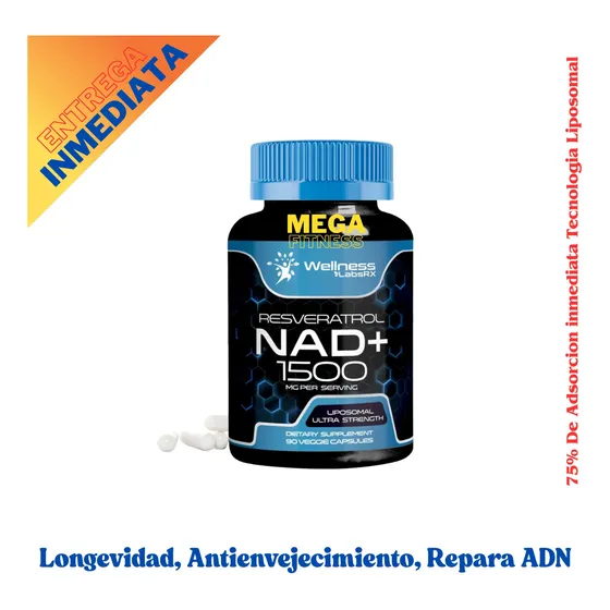 Nad+ Liposomal Resveratrol 1500mg Suplemento Potenciador