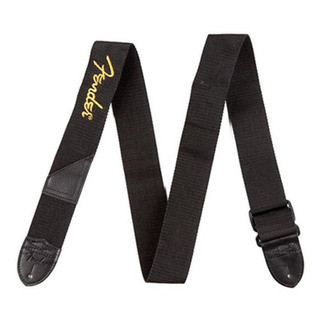 Correia Para Guitarra Violão Fender Nylon Preta/amarela Correia Para Guitarra Violão Fender Nylon Preta/amarela