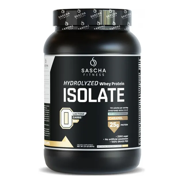Hydrolyzed Whey Protein Isolate Caramelo - Sascha Fitness
