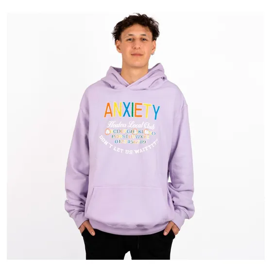 Buzo Con Capucha Goodchills Anxiety Lila