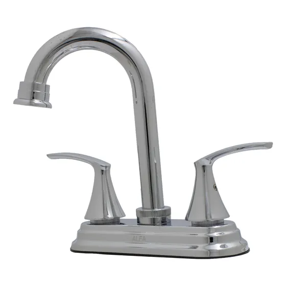 Mezcladora Lavabo Baño Cuerpo De Laton Comado De Lujo Alfa