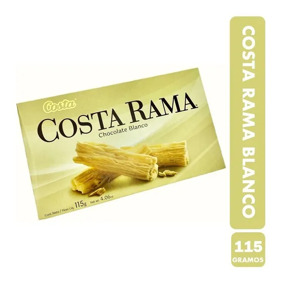 Costa Rama Blanco - Chocolate Blanco (caja Con 115g)