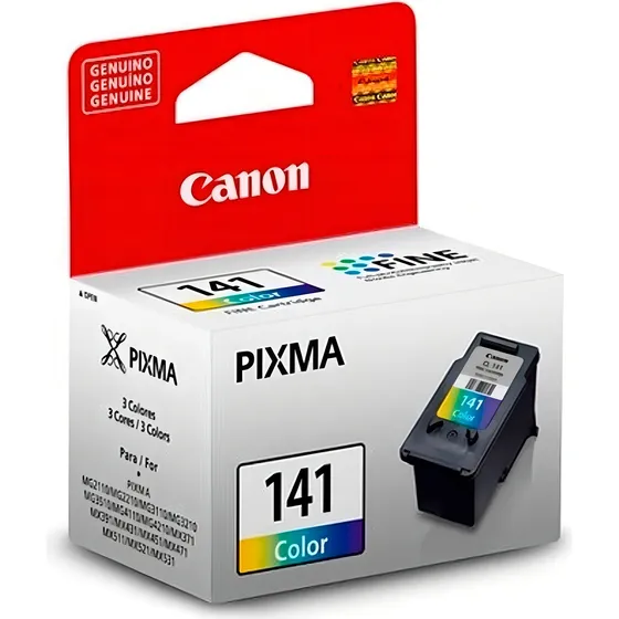 Cartucho de tinta color Canon CL-141 de 8 ml