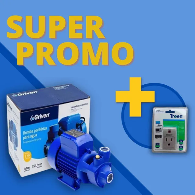 Bomba De Agua Medio Caballo (1/2 Hp) Griven