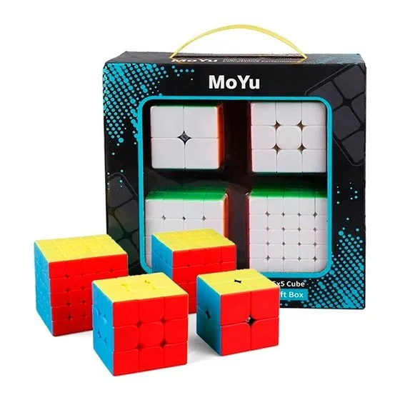 Set De Cubos Mágicos Moyu 2x2 3x3 4x4 5x5