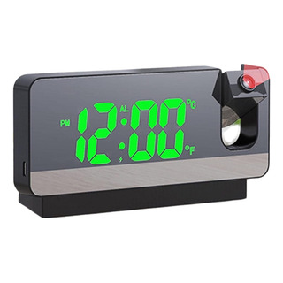 Relógio Digital Usb De Mesa Led Projetor Alarme Data Tempo Relógio Digital Usb De Mesa Led Projetor Alarme Data Tempo