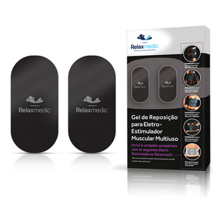 Gel Reposição Multiuso Eletroestimulador Power Relax Cor Preto N A Gel Reposição Multiuso Eletroestimulador Power Relax Cor Preto N A