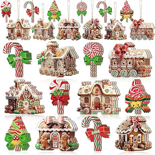 Roowest Juego De 36 Adornos Navideños Para Casa De Roowest Juego De 36 Adornos Navideños Para Casa De