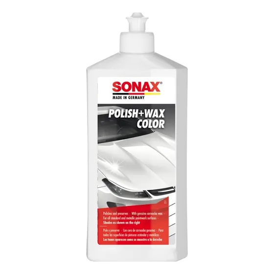 Sonax Polish + Wax Color Blanco 500ml