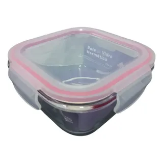 Pote De Vidro Hermético 520 Ml - Qualidade De Armazenagem Transparente