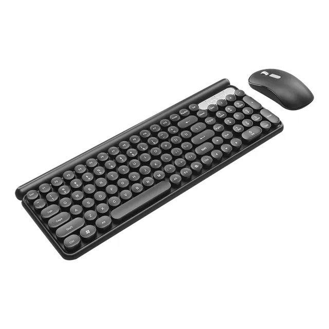 Conjunto De Teclado Y Ratón Ergonómico Inalámbrico Con Funci