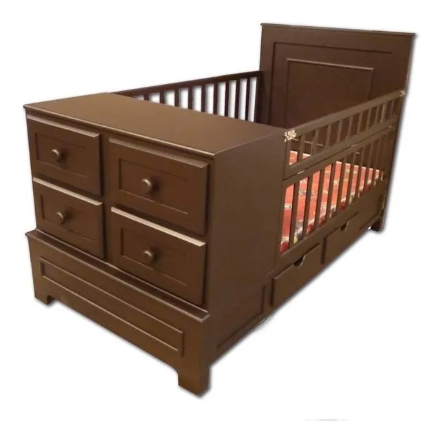 Cuna, Cuna Para Bebe, Cama Cuna Convertible A Recamara Ind.