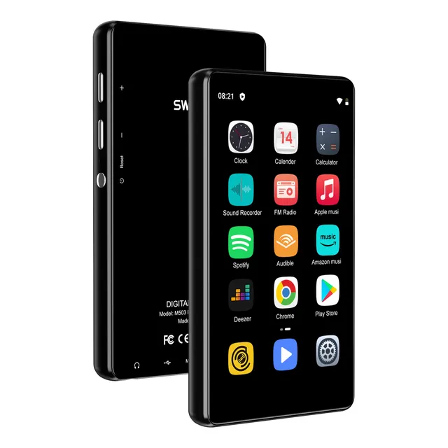 80gb Mp3 Player With Bluetooth And Wifi,swofy M503pro Mp3 & 